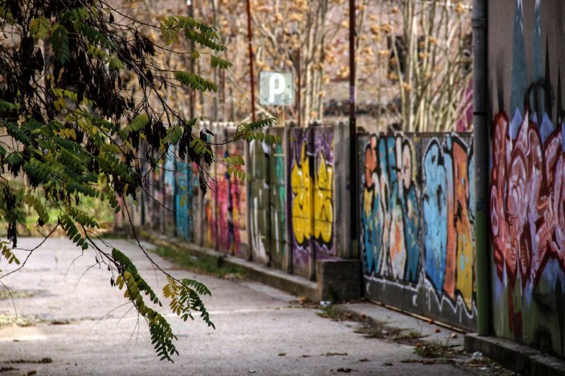 grafitis grafities al rec d'igualada