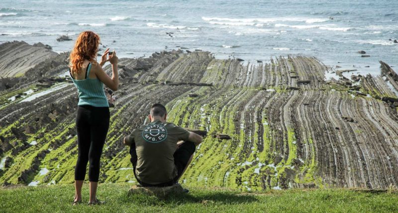 turistes fotos linies sakoneta marea baixa