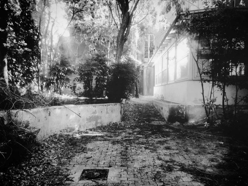 Patí del restaurant Cal Ble igualada