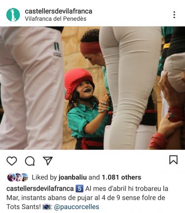 Instagram Castellers de Vilafranca